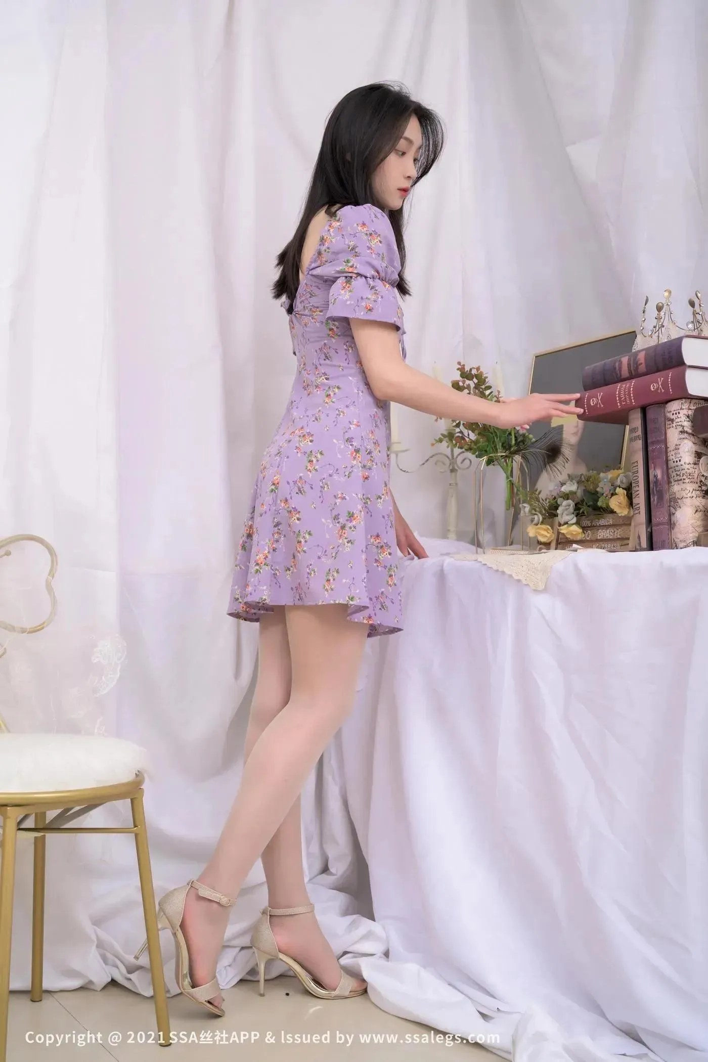 [SSA丝社]超清写真 NO.689 模特君君的肉丝袜（下） [73P]插图9
